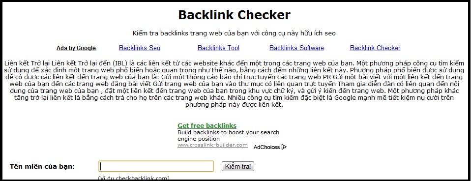 checkbacklink
