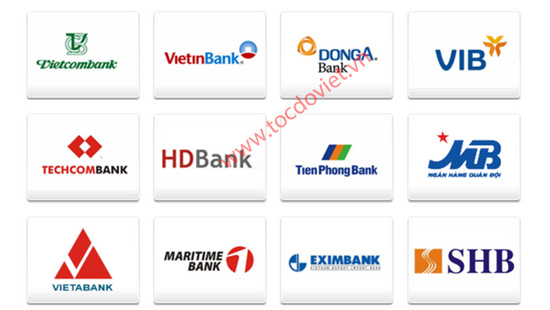 Tôi muốn thanh toán qua ngân hàng, TDV có tài khoản ở những ngân hàng nào?